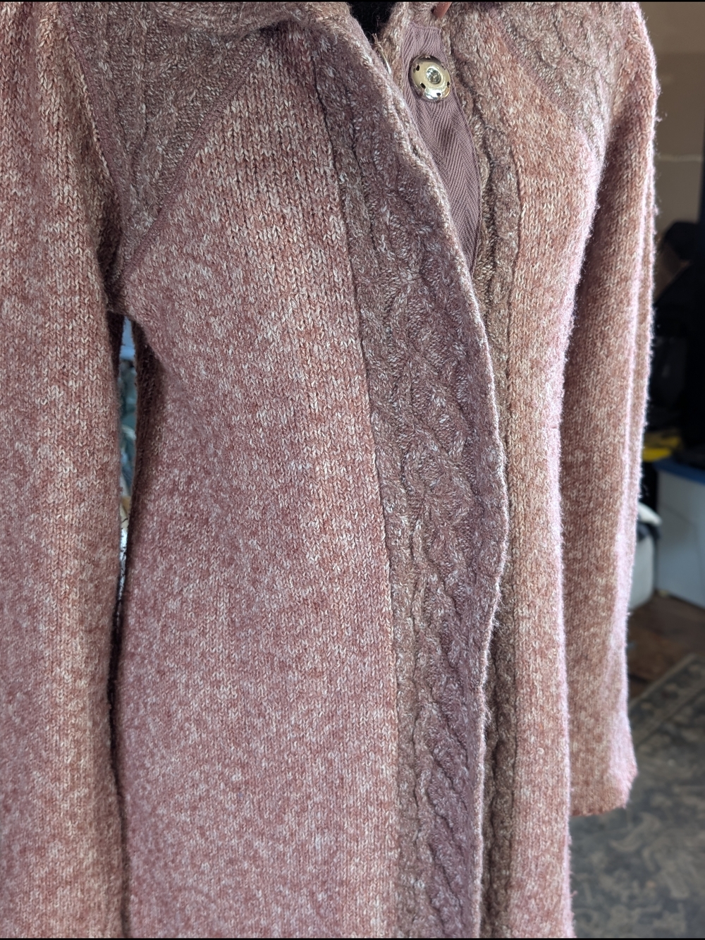 Prana Angelica Duster Cardigan Sweater Women's size Medium - Picture 8 of 11